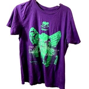 The Exorcist Movie T Shirt/ Men's, Black 100% Cotton Size M